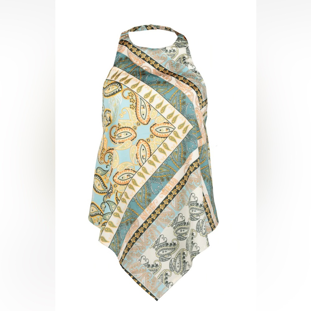 NWT Bishop + young Corsica halter paisley
